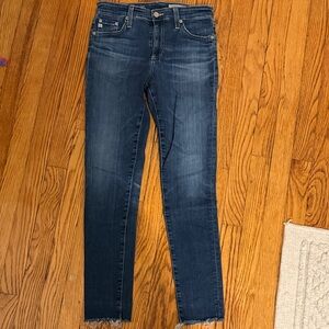 AG Adriano Goldschmied Dark Blue Skinny Jeans